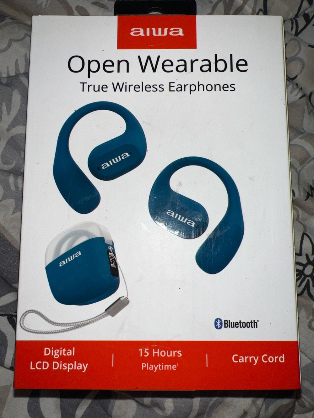 Open Wearable True Wireless Over-Ear Headphones - Teal/Blue